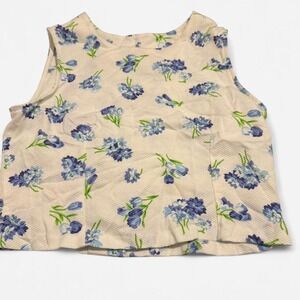 Petite Sophisticate Floral Blouse